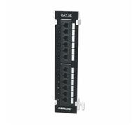 Intellinet Patch Panel Cat5e Wall-mount UTP 12-Port Black