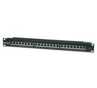 Intellinet Patch Panel, Cat6, FTP, 24-Port, 1U, Shielded, 90° Top-Entry Punch-Do