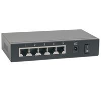 Intellinet PoE-Powered 5-Port Gigabit Switch w PoE Passthrough, 4xPSE PoE ports,