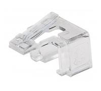 Intellinet RJ45 Clip, For RJ45 modular plug, Transparent, 50 pack White 50 Pack