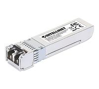 Intellinet Transceiver Module Optical, 10 Gigabit Fiber SFP+, 10GBase-SR (LC) Multi-Mode Port, 300m, Wavelength 850nm, Ethernet, Fibre, HPE Compliant, Equivalent to HPE J9150A / J9150D / JD092A /