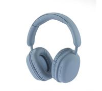 INTEMPO Aria Headphones, Over Ear, Active Noise Cancelling, Bluetooth | Up To 50 Hours Playtime, USB-C Fast Charging, Adjustable Headband, Swivel Earcups, 10 Metre Wireless Range, Blue