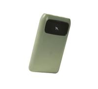 Intempo Aria Power Bank - Fast Charging Portable Charger, Digital Display with Remaining Battery Percentage, 10000 MAH Power, 2 USB-A Outputs, 1 Type C Output, Charge Devices Up To 3 Times, Green
