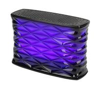 Intempo EE5908BLKSTKEU7 Bluetooth WDS 162 Galaxy Crystal Speaker With Colour Changing LED Lights, Upto 25m Wireless Range, Rechargeable Battery, Easy To Use Control Panel, USB & AUX