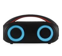 INTEMPO Party Boombox Speaker, 60W, Bluetooth, Rhythm Sync LED Lights | Up To 10 Hours Playtime, Up To 25 m Wireless Range, Pair 2 Speakers For Stereo, Carry Handle, USB-C Charging Cable Included