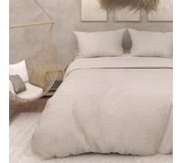 Intemporel Soleil d'Ocre 3D Microfibre Duvet Cover Set 240 x 220 cm Maya Linen