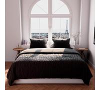 Intemporel Soleil d'Ocre Tuft Bedding Set 240 x 220 cm Anthracite