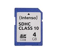 Intense 4GB SDHC - 4GB SDHC Memory Card (20 MB / s, class 10), blue