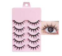 Intense Black False Eyelashes with Fluffy Cluster Design for Dramatic Volume - Reusable Soft Lightweight Band Natural Fit for Everyday Makeup and Special Occasions Comfortable Application Easy to Use