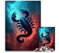 Intense Cloud Scorpio 1000Pc Adults Jigsaw Puzzle Puzzles for Adults Interactive Family Game, Brain Challenge, Educational Toy 26X38CM/10.23x14.96inch