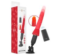 Intense Cynthia - Suction Base Thrusting Vibrator (Red)