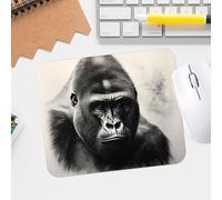 Intense Gorilla Essence Premium-Textured Gaming Mouse Pad - Waterproof, Washable, Non-Slip Desk Mousepad with Smooth Surface and Stitched Edge for Office & Gaming - Durable & Comfortable Rubber