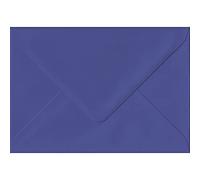 Intense Iris Gummed C5/A5 Blue Envelopes. 135gsm GF Smith Paper. 162mm x 229mm. Banker Style Envelope. Pack of 50.