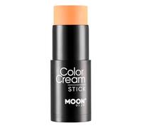 Intense Neon UV ColorCream Face & Body Paint Stick by Moon Glow - Professional Face Paint Makeup for Adults, Kids - 21g (Intense Orange)