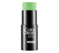 Intense Neon UV ColorCream Face & Body Paint Stick by Moon Glow - Professional Face Paint Makeup for Adults, Kids - 21g (Intense Green)
