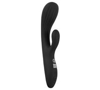 Intense Rabbit Vibrator Black 22 cm