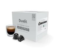 Intense Recyclable Aluminium Coffee Capsules by Dualit - Compatible With Nespresso - 50 Servings - 5 X 10 Pk - 50 Servings of Premium Eco Friendly Coffee Pods - 100% Recyclable Fairtrade Capsules