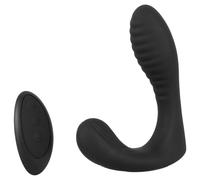 Intense - remote-controlled prostate vibrator (black)