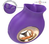 Intense Tuli Clitoral Stimulator - 9 Vibration & Oscillation Modes, Purple - Couleur: Purple Black, Taille: 9.5 cm x 8 cm