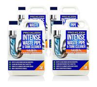Intense Waste Pipe & Tank Cleaner for Caravans & Motorhomes 4 x 5L ProKleen Clear One Size