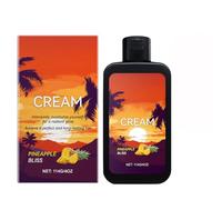 Intensifying Tanning Cream Pineapple Bliss Scent, Natural Skin Tone Boost Lotion, Hydrating Long Lasting Glow Cream for Indoor Outdoor Daily Use
