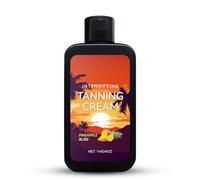 Intensifying Tanning Cream - Pineapple Bliss Scent - Sunbed Tanning Accelerator with Natural Ingredients - Sunbed Cream for Sun-Kissed Skin - Hydration & Long Lasting Tan for Indoor & Outdoor Use