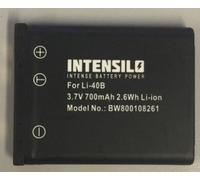 Intensilo Battery Replacement For Olympus Li-40B Li-42B 700mAh