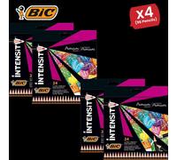 Intensity Colouring Pencils In Premium Cardboard Case Suitable For Adults, Assorted Colours, - 4 Packs Bic Multi One Size
