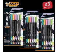 Intensity Fine Felt Tip Pens, - 3 Packs Bic Multi One Size
