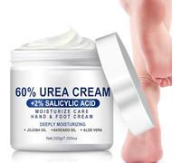 Intensive Foot Moisturizer Cream - Deep Hydration Foot Care, Cracked Heel Repair, Shea Butter Balm with Nourishing Oils, Pedicure Skin Softening Care, Daily Relief Heels Elbows Knees Hands