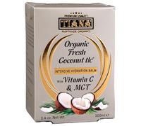 Intensive Hydration Balm 100ml - Water-Free Vitamin C Face Moisturiser with Coconut Oil - Natural, Vegan Balm for Dry & Sensitive Skin - Deep Moisture, Soothing & Multi-Purpose - TIANA