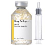 Intensive Silk Peptide Ampoule, Deep Collagen Peptide Intensive Ampoule, Korean Anti-Aging Facial Essence for Face Tightening, Lifting, Smoothing, Hydrating, Smooths the Face (A)