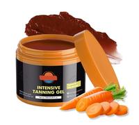 Intensive Tanning Gel - Premium Sunbed Tanning Accelerator Cream - Tan Accelerator with Coconut Oil and Vitamin A & E - Self Tanner Oil for Easy Application - Achieve Natural & Fast Tanning