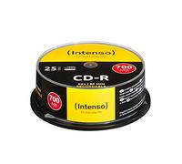 Intenso CD-R, 700MB/80 Minutes, 52x Speed, Cake Box of 25