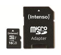 SD MicroSD Card 16GB Intenso SD-HC UHS-I inkl. SD- NEW