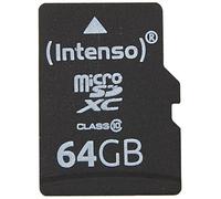 Intenso Microsdxc Card 64GB Memory Card Class 10 SD Micro SDXC + USB Adapter