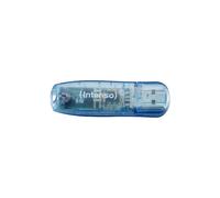 Intenso 3502450 4GB Rainbow USB 2.0 Flash Drive - Transparent Blue 4GB Blue