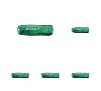 Intenso 3502460 8GB Rainbow USB 2.0 Flash Drive - Transparent Green 8GB Green