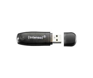 Intenso 3502470 16GB Rainbow USB 2.0 Flash Drive - Transparent Black