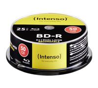 Intenso 5001124 Blank Blu-ray BD-R DL 50GB 25 pcs Spindle Memory S...