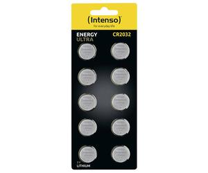Intenso 7502430 Energy Ultra Button Cells CR2032 3V 10pieces 220mA...