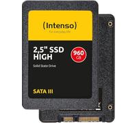 Intenso 960 GB 2.5-Inch Internal Solid State Drive,Black,3813460 | Solid state drive with 6 Gbps interface for fast booting, 7 mm height, silent, shockproof and 480 MB/s writing