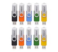 Intenso Basic Line 10x 4 GB USB 2.0 Flash Drives with Practical Labelling Labels