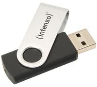 Intenso Basic Line - Flash Drive 16 GB - USB 2.0, Silver/Black