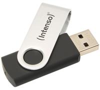 Intenso Basic Line - Flash Drive 16 GB - USB 2.0, Silver/Black