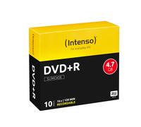 Intenso DVD+R 4.7 GB 16x - blank DVDs (4.7 GB, DVD+R, 120 mm, Slimcase) 10 (DVD)