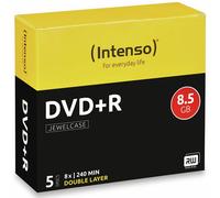 Intenso DVD+R 8.5GB, DL, 8x DVD+R 8.5GB, DL, 8x, 8.5 GB, DVD+R, Jewelcase (DVD)