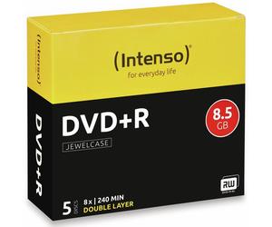 Intenso DVD+R 8.5GB, DL, 8x DVD+R 8.5GB, DL, 8x, 8.5 GB, DVD+R, Jewelcase (DVD)