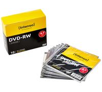 Intenso DVD-RW 4.7GB Rewritable 4x Speed Slim Case Pack of 10 10er Slim Ca (DVD)
