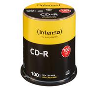Intenso Intenso 1001126 CD-R 52x 100 Pack Cakebox (CD)